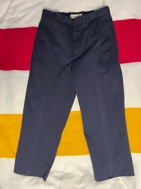 Marni Cropped Wide Leg Chinos